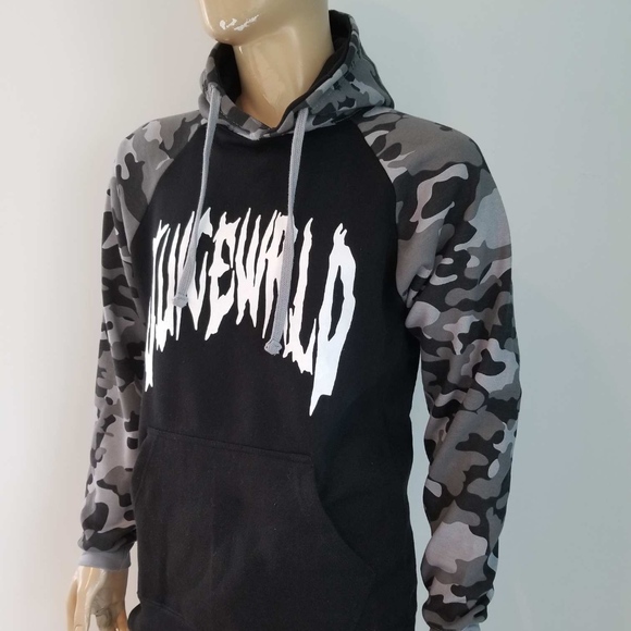 juice wrld camo hoodie